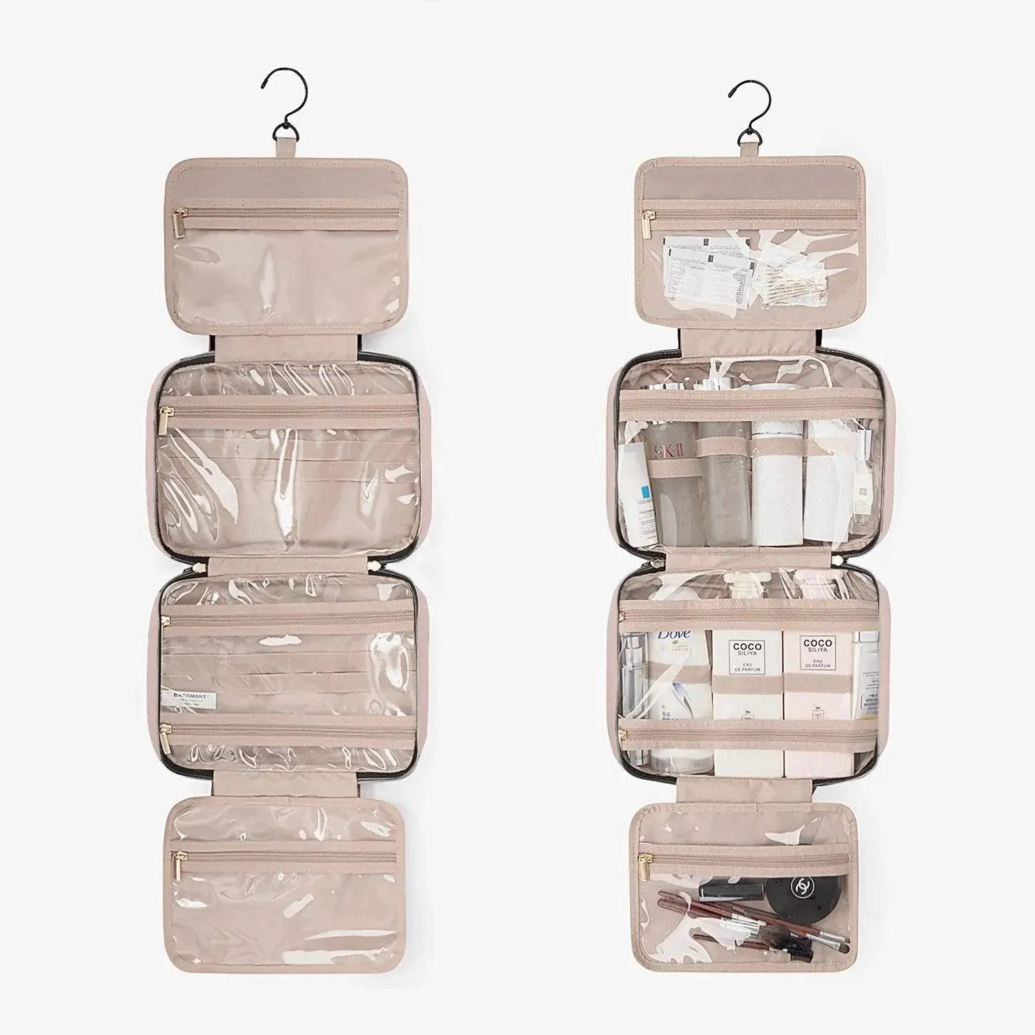 (FREE GIFT) Bonchemin Pink The Space Saver Toiletry Bag